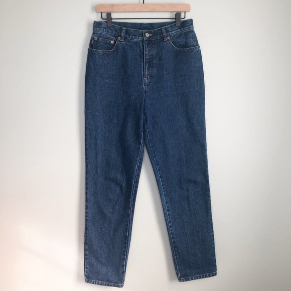 Vintage High Rise Straight Leg Stiff Denim Jeans - Picture 7 of 7